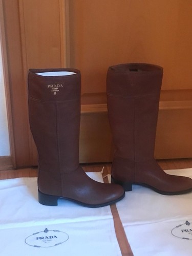 Prada stiefel cognacbraun - prada,