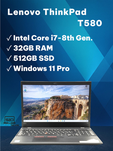 Lenovo thinkpad t580 - thinkpad, i7-8550u