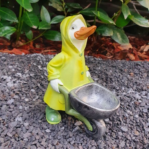 Gartenfigur ente mit - ente,