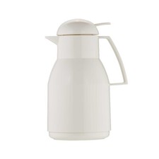 HELIOS Top Push Isolierkanne 1,0 l weiß