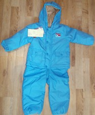 Baby WINTEROVERALL Jungen Schneeanzug Kleinkinder Overall hellblau Gr.74-80 NEU