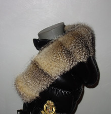 Fuchs Pelz Kapuze Kragen 60cm Echt Fell Besatz Jacke Parka Mantel Griesfuchs fox