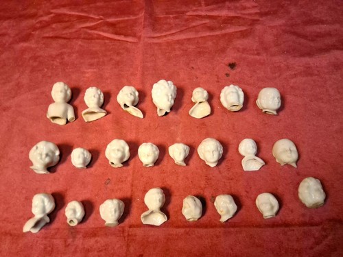 Antike puppenköpfe köpfe - 23,