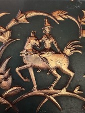 Antike Art Deco Blechdose