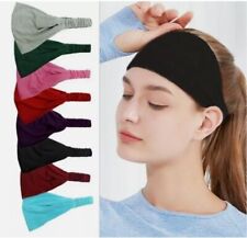 2x Damen Stirnband Haarband Kopfband Haarreif Bandana Stirntuch Sport Yoga Bunt