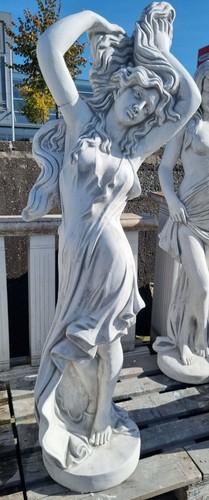 Gartenfigur frau mit wildem - frau,