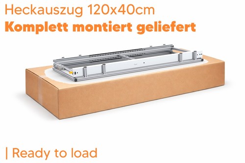 Komplett heckauszug 120cm - heckauszug,