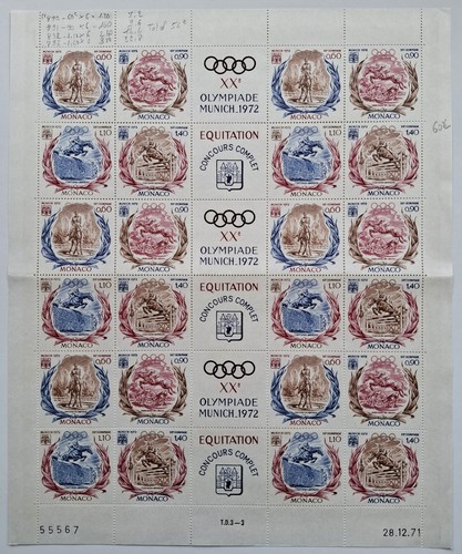 Monaco block 890 - block, 890/893