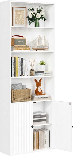 Bücherregal mit türen - bücherregal,