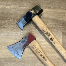 IDEAL Spalthammer 90 cm (3 kg) + LUX Comfort Holzaxt 70 cm (1,25 kg) Axt Beil