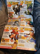 N-Zone  Magazin alle + Poster Nintendo usw . Jg. 1998 Nr. 1 ,3 ,7 ,4    6  Hefte