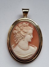 Gold anhänger brosche - /, °