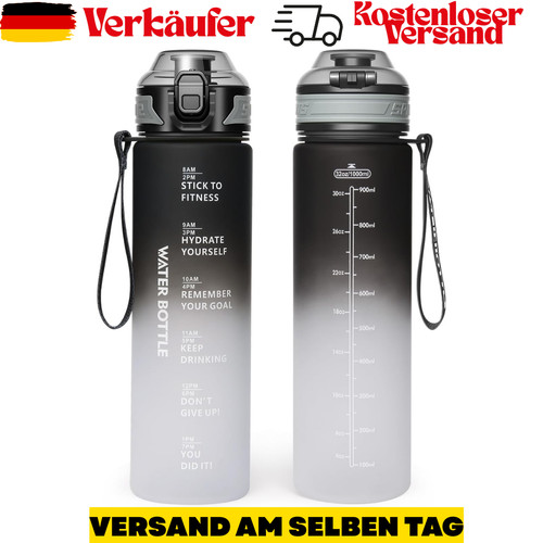 Trinkflasche auslaufsicher - 1l,