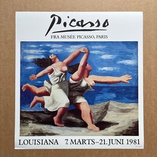 Pablo Picasso - Louisiana Museum - Poster Ausstellungsplakat 1981