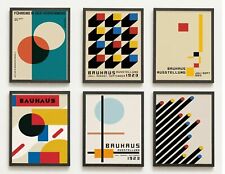 als Set: 6 Poster Bauhaus