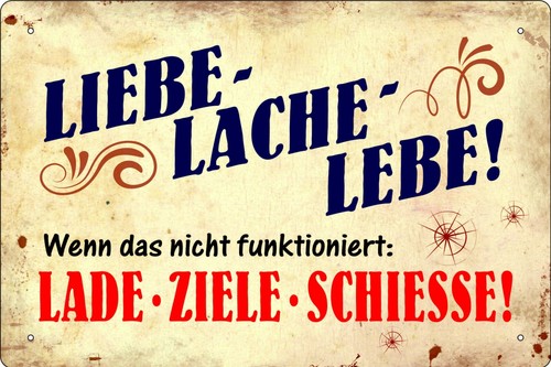 Blechschild lustige sprüche - blechschild,