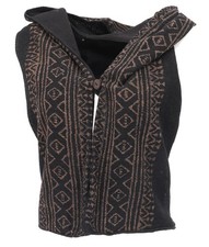 Rückenfreie boho weste mit - weste,