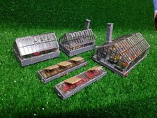 H0 5 tlg. Gärtnerei Gebäude