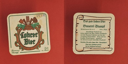 Stumpf das gute lohrer bier - stumpf,