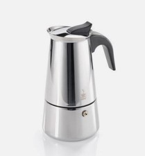 Espressokocher EMILIO 2 Tassen Edelstahl Espressokanne Induktion Kaffeekocher