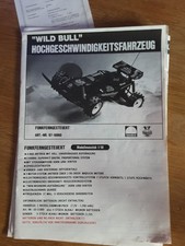 Tronico Nikko Wild Bull Vintage , Betriebsanleitung, m Ersatzteil Liste, 1/10