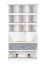 Wandregal Hängeschrank Shabby Hängeregal Wandschrank Badschrank Handtuchhalter