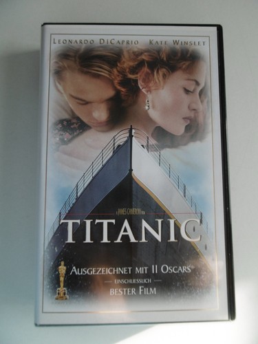 Titanic vhs videokassette - vhs,