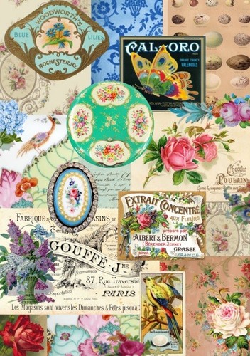 Decoupage serviettentechnik - decoupage,