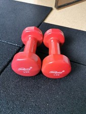 Hanteln 2X3KG gummiert