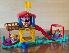 Fisher Price Little People - Spielplatz mit Rutsche und Schaukel und 3 Figuren