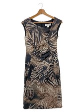 SINGH S. MADAN Damen Festliches Kleid Gr. 34/XS Mehrfarbig Elegant Abstrakt