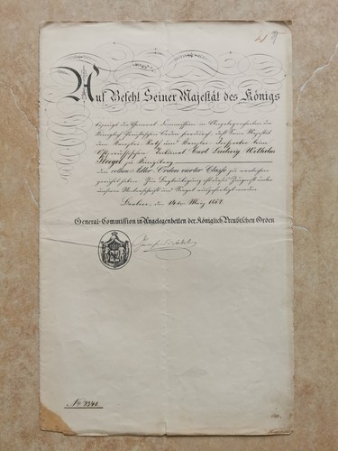 Urkunde rao4 von 1857 - zu,