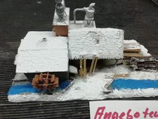 N Spur Sägewerk mit Motor im Winter siehe Bild