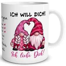 Tasse Zwerge Ich Will Spruch