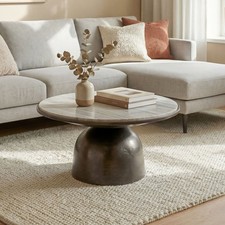 Couchtisch mit Marmor Platte