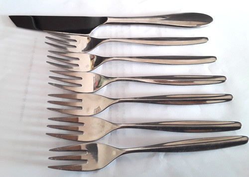 Wmf kuchengabeln set 1 - 6, ,1