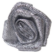 Haarblume Haarnadel Rose 2cm Satin Haarschmuck Kommunion Hochzeit Tracht VH11