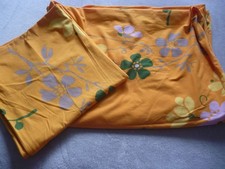 Bettwäsche Kuschelbettwäsche Einzelbett Mikrofaser 2tlg. Orang/Mehrfarbig Blumen