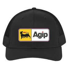 Agip Oil Company Black Trucker