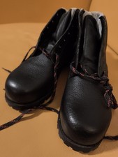 Rukapol Stiefel Boots Stahlkappe Steel Toe Gr 43 Ungetragen Schwarz  Sicherheit