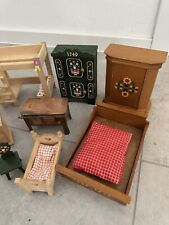 Puppenmöbel Holz & Kupfer Ofen