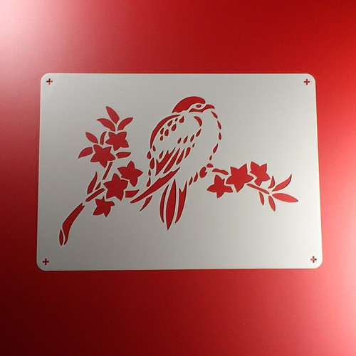 Schablone vogel meise - schablone,