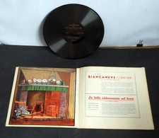 PINOCCHIO 1 Scheibe 30er Jahre Durium und Bemporad Stempel + Restaurierungsetui - lesen