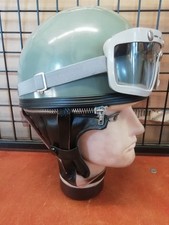 DDR NVA MOPED MOTORRAD HELM & BRILLE MZ S50 !!!
