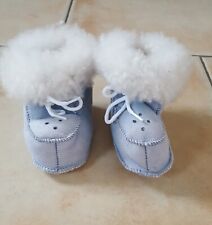 Lammfell Schuhe, Kinder, Leder Stiefel