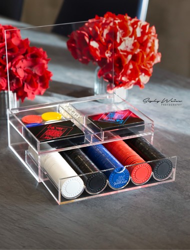 Luxus acryl poker set von - acryl,