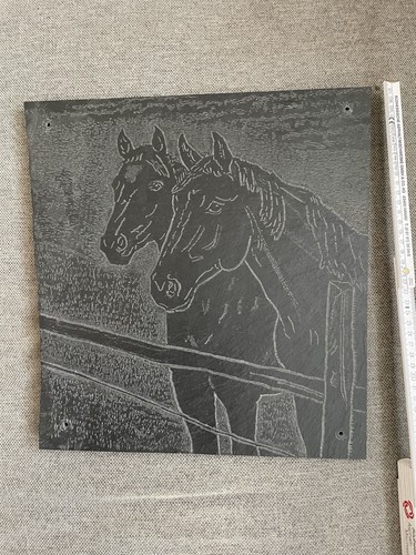Wandbild mit pferdeköpfe - mit,