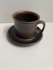 Arabia Ruska Finland Jumbotasse großer Kaffeebecher - Ø 10cm & Untertasse