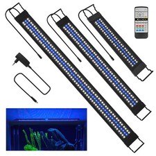 55-150cm LED Aquarium RGB Tropischen Fische Vollspektrum Beleuchtung Abdeckung