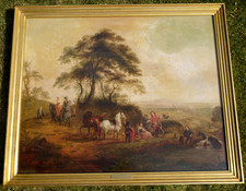 Gemälde Öl, Wouwerman